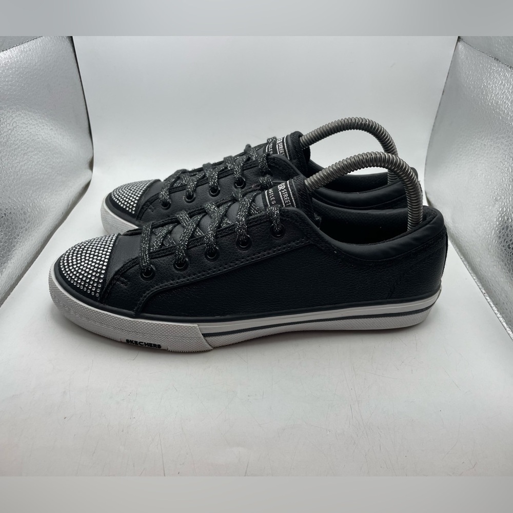Skechers Street Los Angeles Black rhinestone woMen's Sneakers size 8